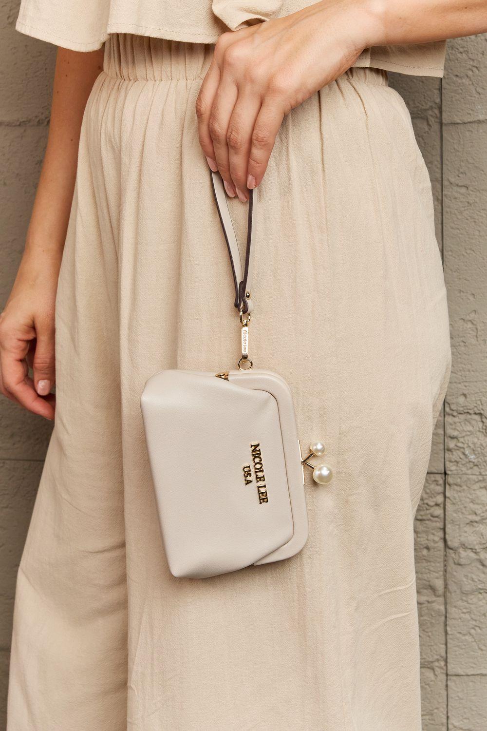 Versatile Handbag | Stylish & Functional Nicole Lee USA Elise Pearl Coin Purse - Modestly Vogue 