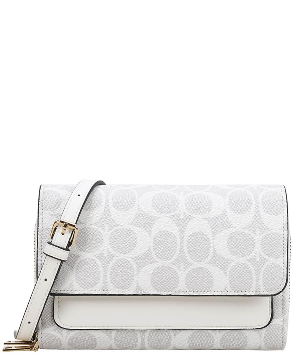 Versatile Handbag | Stylish & Functional Oval Print Crossbody Bag - Modestly Vogue 