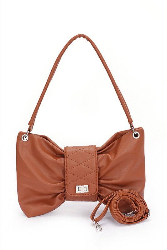 Versatile Handbag | Stylish & Functional Oversize Bow Shape Shoulder Bag - Modestly Vogue 