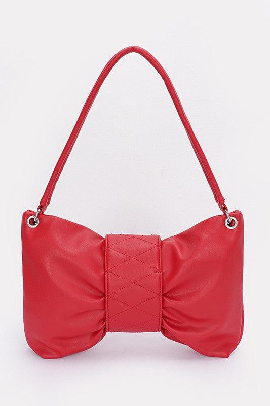 Versatile Handbag | Stylish & Functional Oversize Bow Shape Shoulder Bag - Modestly Vogue 