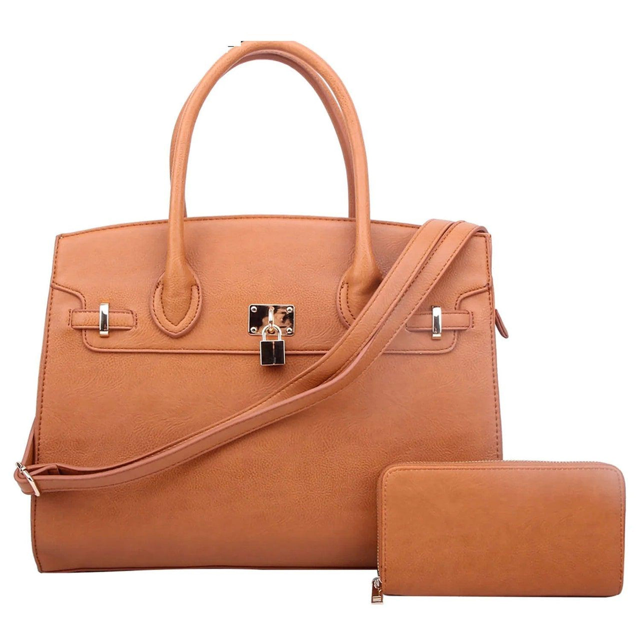 Versatile Handbag | Stylish & Functional Oversize Women's Satchel with Padlock - Modestly Vogue 