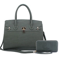 Versatile Handbag | Stylish & Functional Oversize Women's Satchel with Padlock - Modestly Vogue 