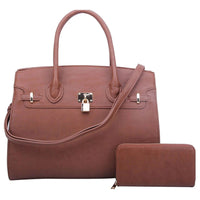 Versatile Handbag | Stylish & Functional Oversize Women's Satchel with Padlock - Modestly Vogue 