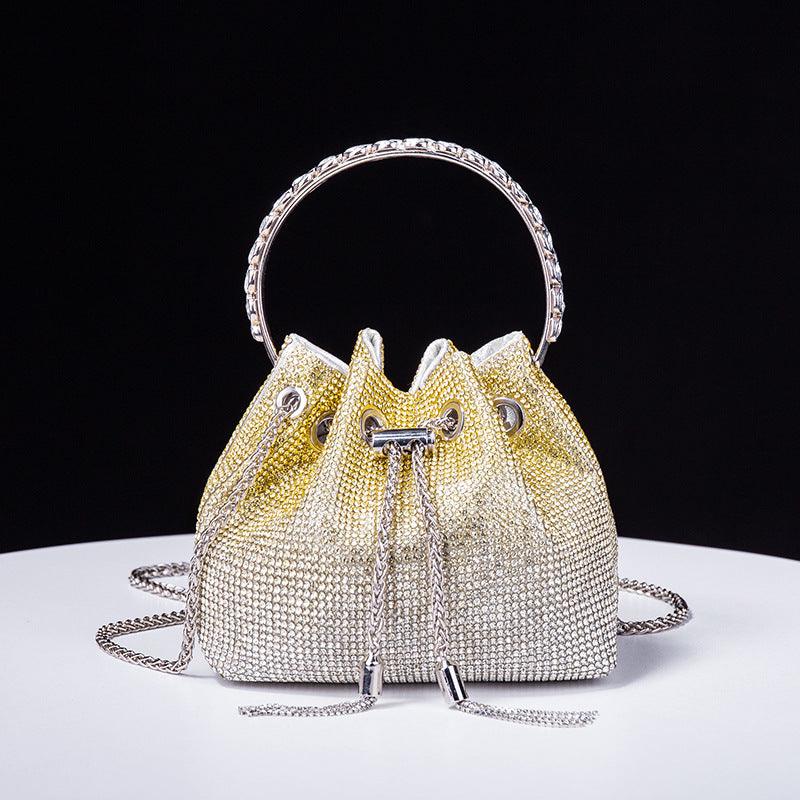 Versatile Handbag | Stylish & Functional Rhinestone Premium Dinner Handbag Acrylic Women Bag Diamond Chain Bag Shoulder Bag - Modestly Vogue 