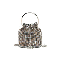 Versatile Handbag | Stylish & Functional Stylish Bag Women Handmade Diamond Chain Shoulder Bag Mini Bucket Hand Carrying Messenger Bag - Modestly Vogue 