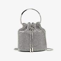 Versatile Handbag | Stylish & Functional Stylish Bag Women Handmade Diamond Chain Shoulder Bag Mini Bucket Hand Carrying Messenger Bag - Modestly Vogue 