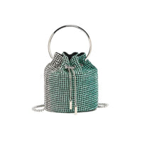 Versatile Handbag | Stylish & Functional Stylish Bag Women Handmade Diamond Chain Shoulder Bag Mini Bucket Hand Carrying Messenger Bag - Modestly Vogue 