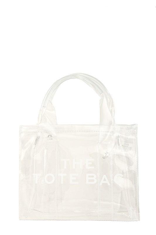 Versatile Handbag | Stylish & Functional Transparent Clear Crossbody Tote Bag - Modestly Vogue 