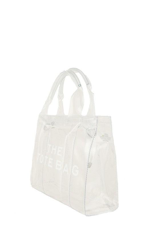 Versatile Handbag | Stylish & Functional Transparent Clear Crossbody Tote Bag - Modestly Vogue 