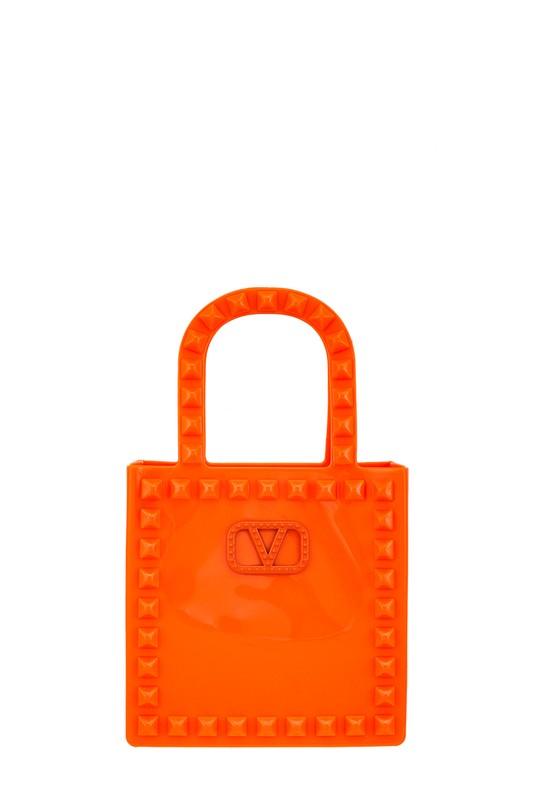 Versatile Handbag | Stylish & Functional V Buckle Mini Jelly Handle Bag - Modestly Vogue 