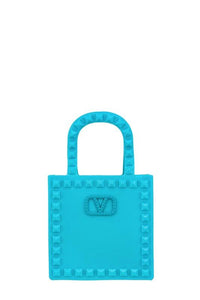 Versatile Handbag | Stylish & Functional V Buckle Mini Jelly Handle Bag - Modestly Vogue 