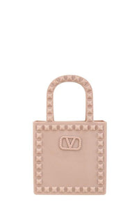 Versatile Handbag | Stylish & Functional V Buckle Mini Jelly Handle Bag - Modestly Vogue 