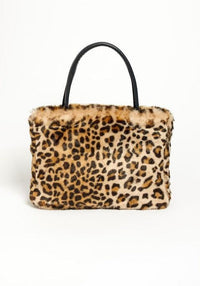 Versatile Handbag | Stylish & Functional VINTAGE MINI FUR TOTE HANDLE PURSE - Modestly Vogue 