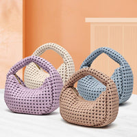 Versatile Handbag | Stylish & Functional Woven Bag Hand Carrying French Bag Women Underarm Bag Trendy Hand Carrying Bag - Modestly Vogue 