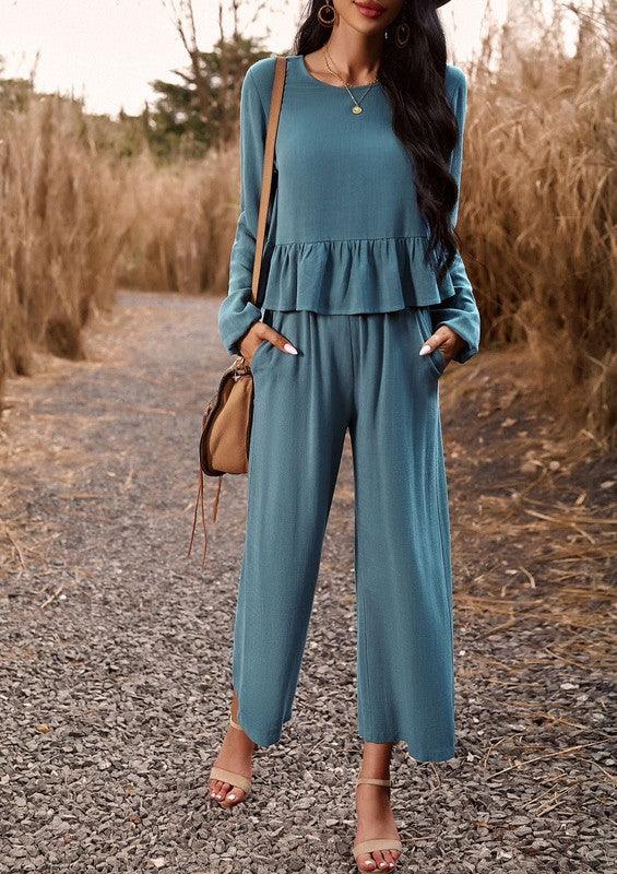 Versatile Two-Piece Long Sleeve & Pant Set – and - Modestly Vogue 