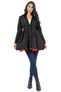 WOMEN FASHION PUFFER JACKET DRESS OUTERWEAR - Modestly Vogue 